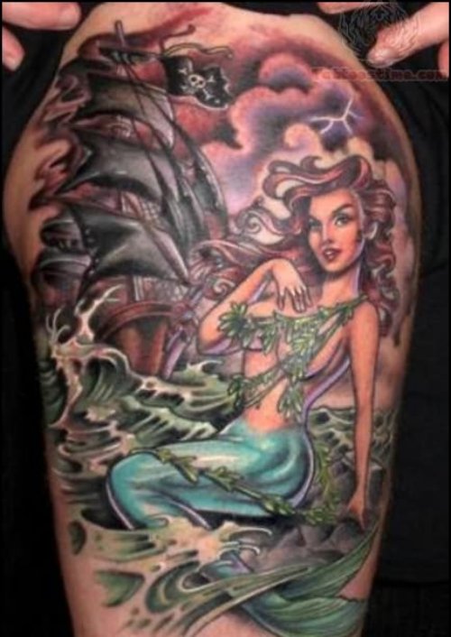 New Style Mermaid Tattoo