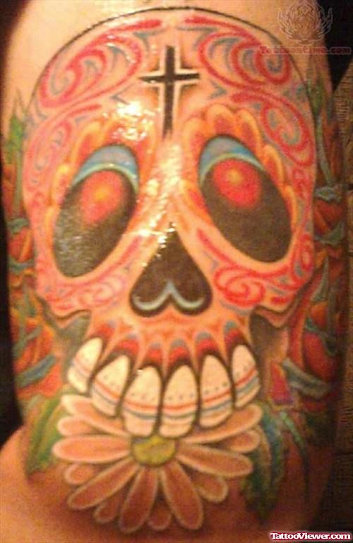 Mexico Skull Tattoo