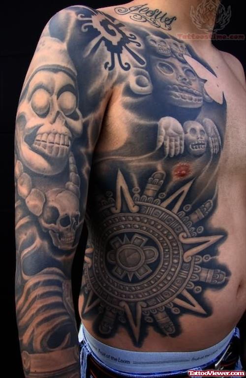 Mexican Skulls Tattoos