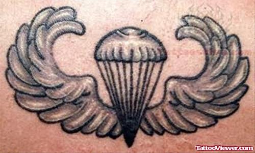 Military Winged Tattoo