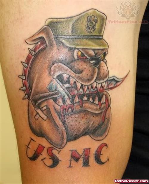 Military USMC Tattoo