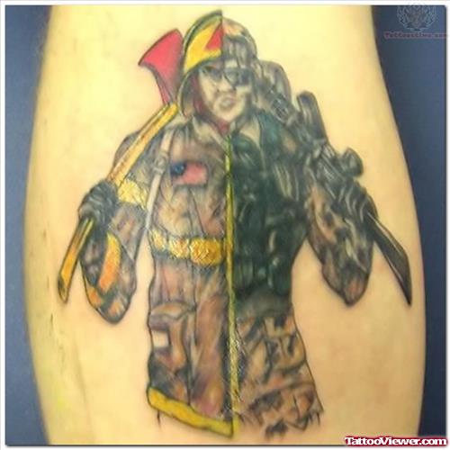 Military Soldier Tattoo Pictures
