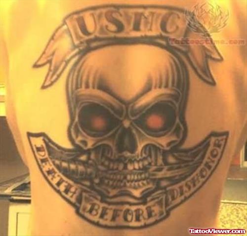 Death Before - Military Tattoo
