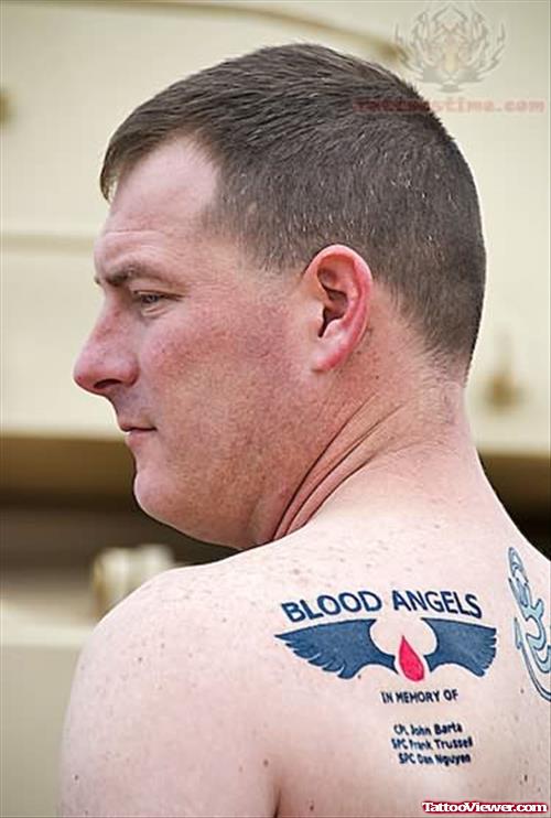 Blood Angels Military Tattoo