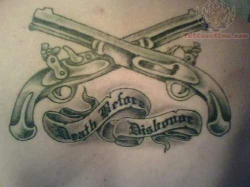 Military Guns Tattoos