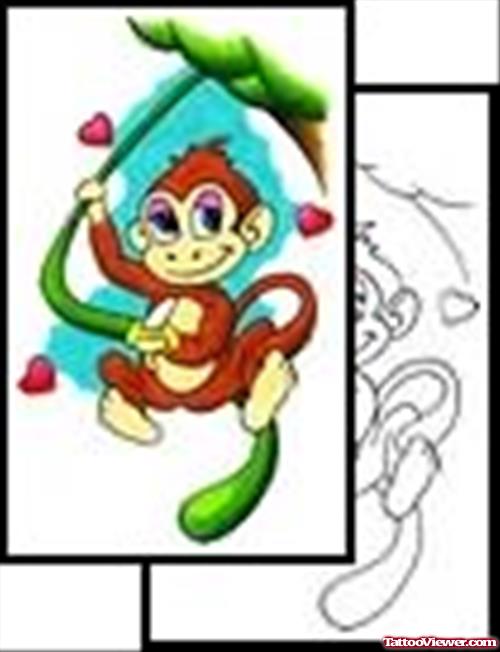 Monkey Tattoo Thumbnail