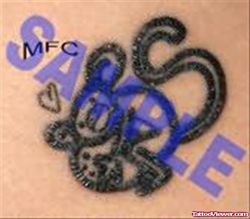 Sample Monkey tattoo