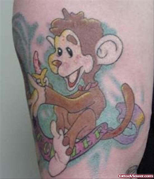 Popular Chinese Monkey Tattoo