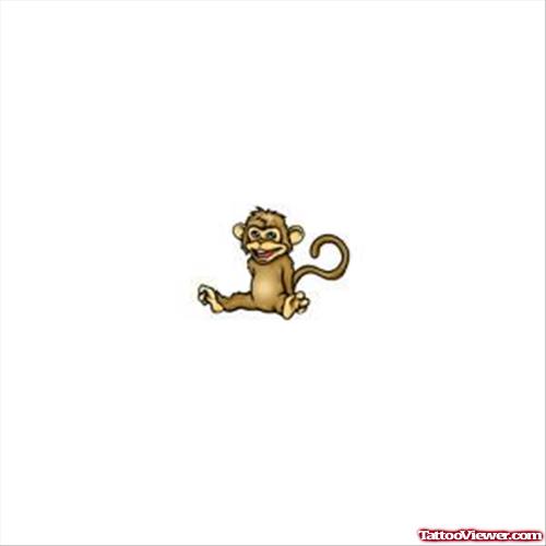 Baby Monkey Tattoo Picture