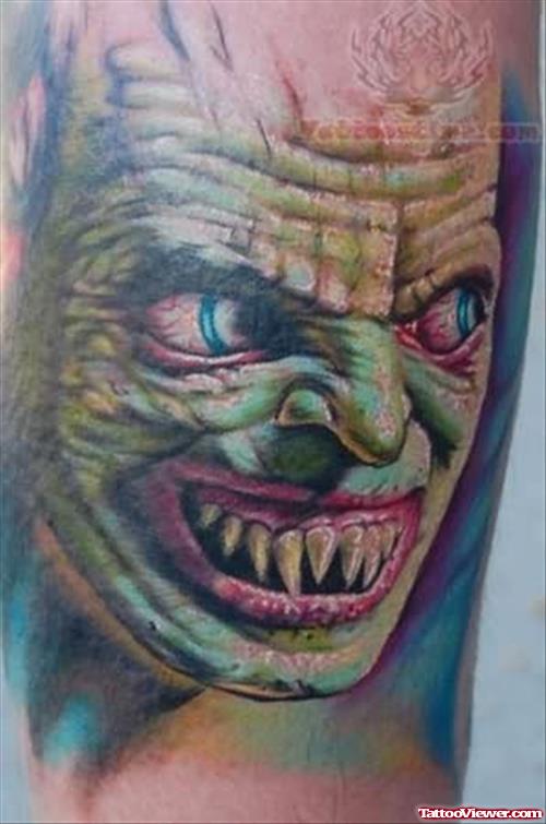 Ugly Monster Tattoo