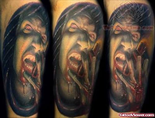 Sick Monster Tattoo