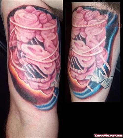 Cotton Candy Monster Tattoo