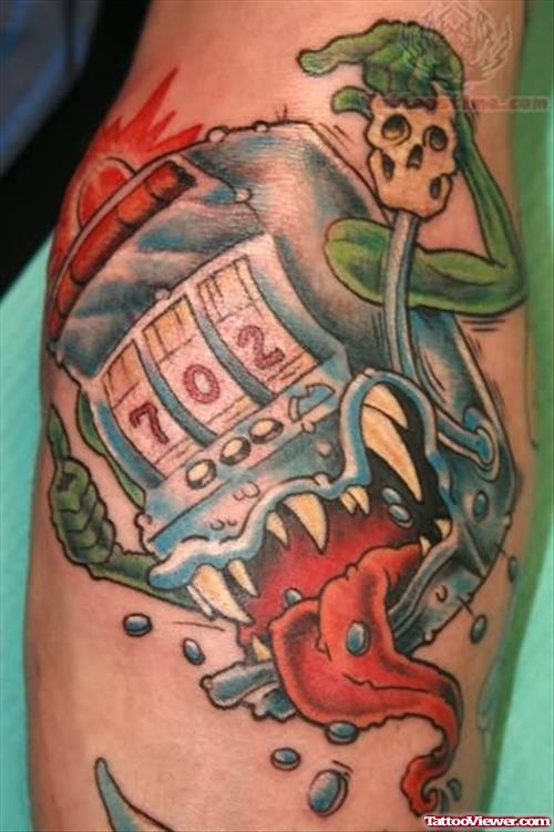 Monster Slot Tattoo