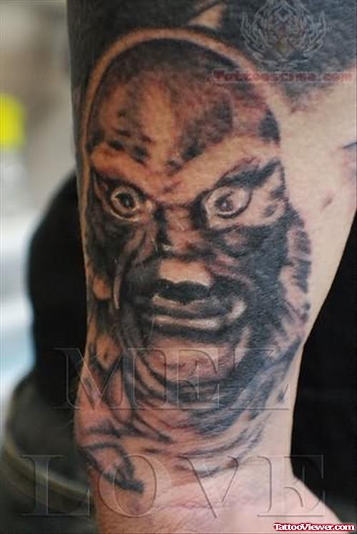 Monster Big Eyes Tattoo