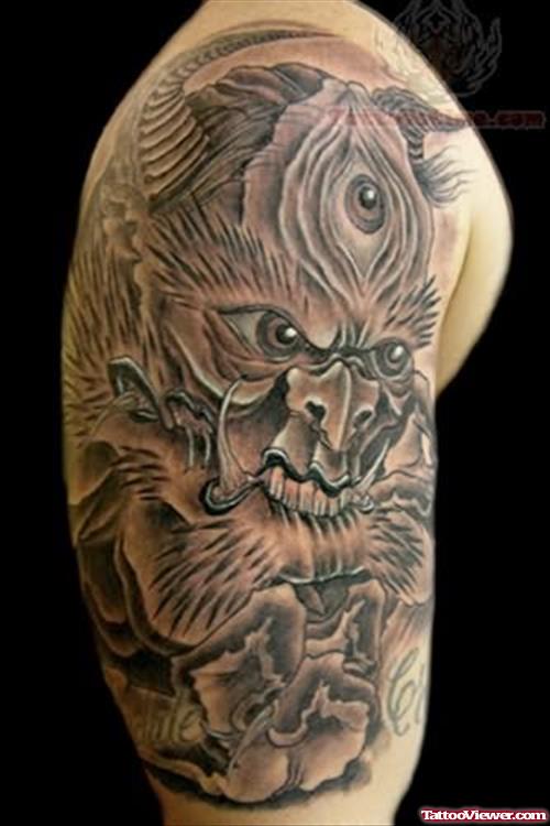 Monster Tattoo For Sleeve