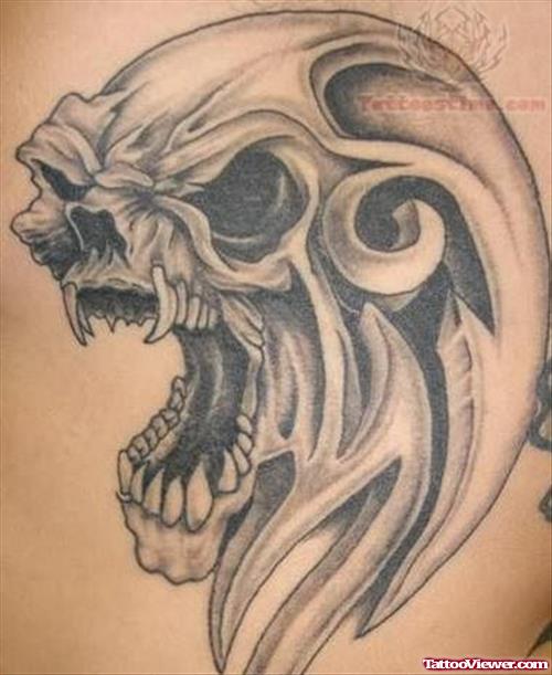 Monster Angry Tattoo
