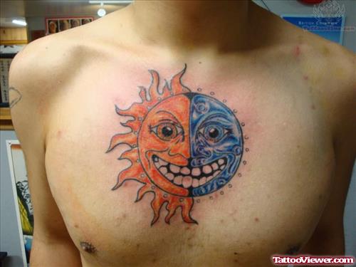 Stylish Moon Tattoo
