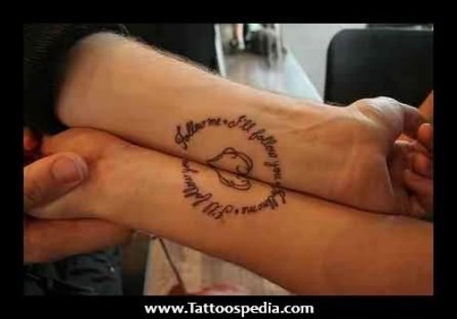 Matching Mother Tattoos On Wrists