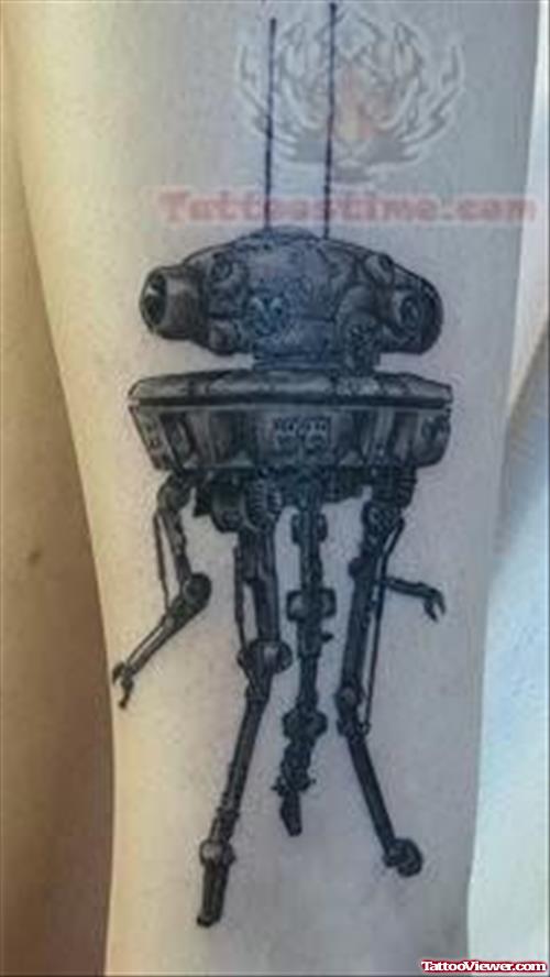 Spaceship Tattoo