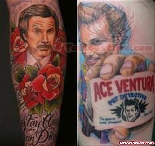 Ace Ventura Movie Tattoo