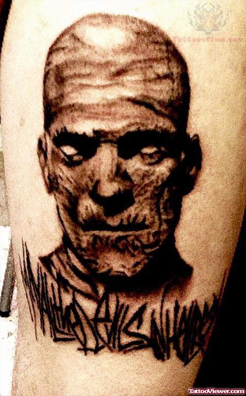 Scary Mummy Tattoo
