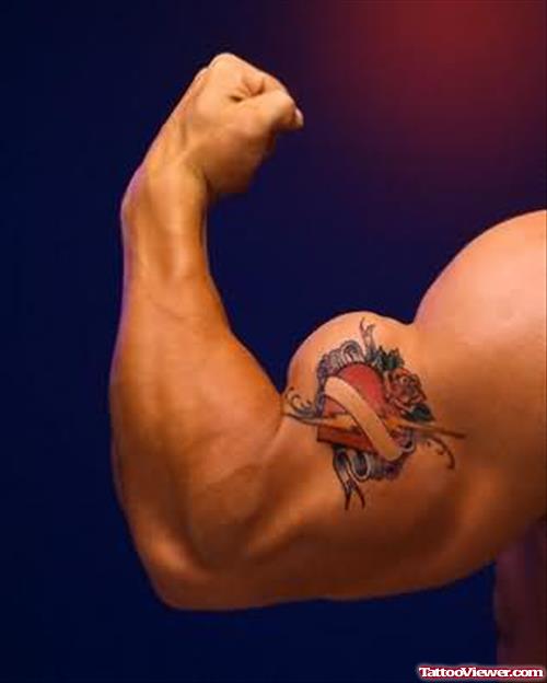 Biceps Muscles Tattoo