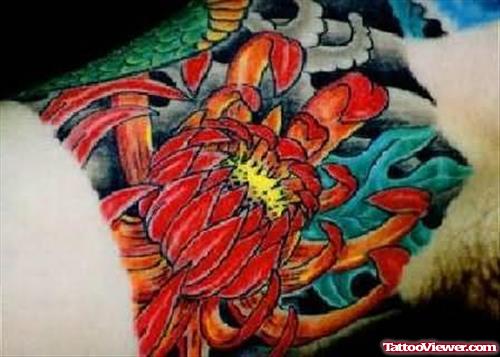 Lotus Tattoo On Muscles