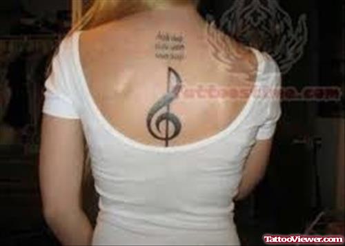 Music Tattoo For Girls