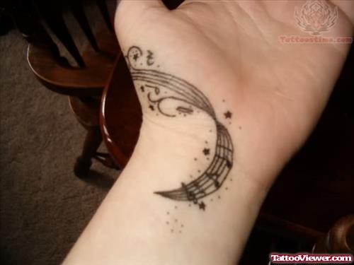 Music Staff Tattoo By Tattoostime