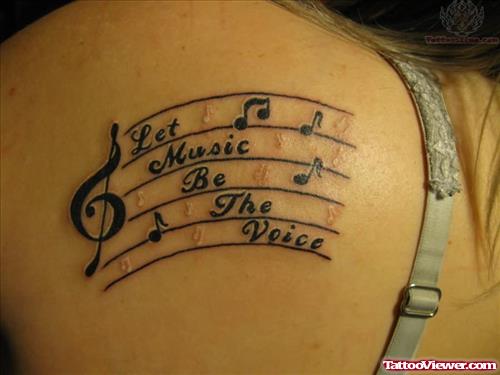 Musical Love Tattoo