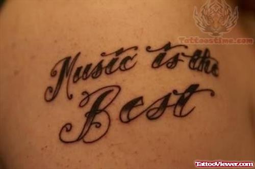 Best Music Tattoo
