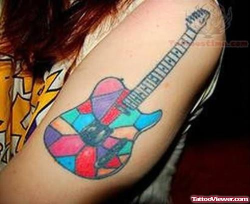 Colorful Music Tattoo