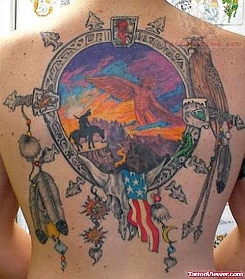 Native American Tattoos On Back
