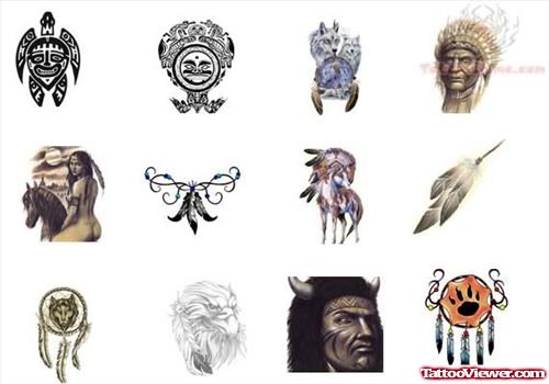 Native American Tattoos Gallery