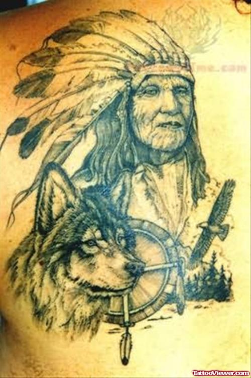 Native American Warriors Tattoos