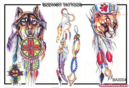 Native American New Design Tattoo
