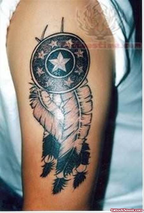 Elegant Native American Tattoo