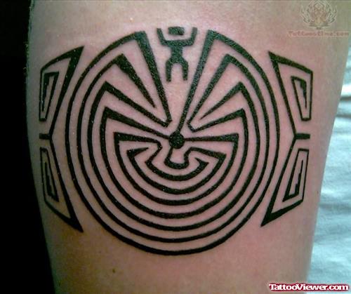 Native American Amazing Design Tattoo