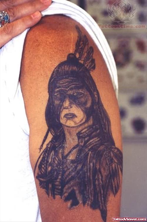 Native American Shoulder Tattoos