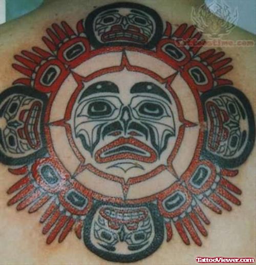 Aztec Native American Tattoo