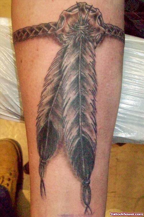 Native American Feather Tattoo