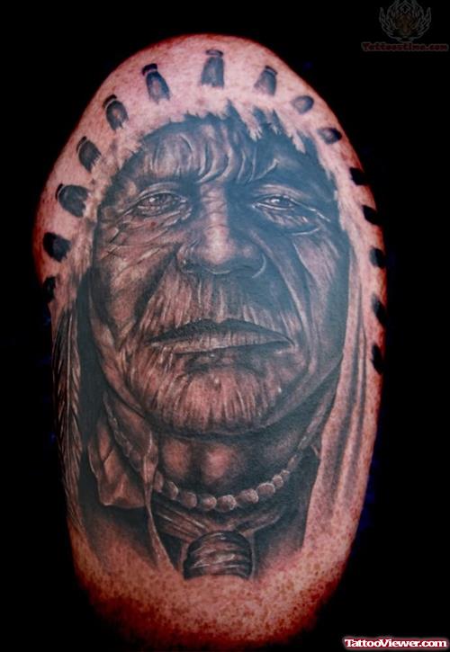 American Native Tattoo Image