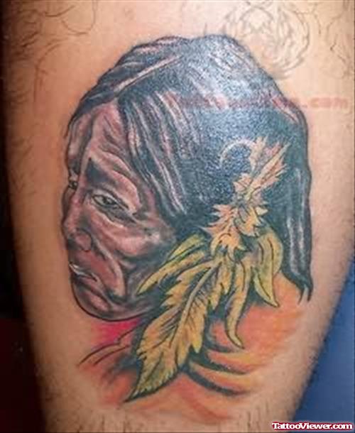 American Feather Tattoo