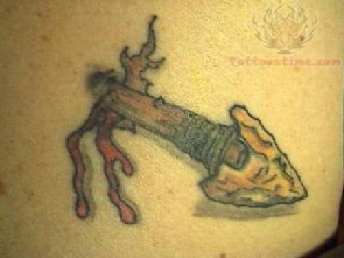 Ancient Weapons Native American Tattoo