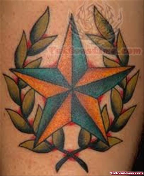 Awesome Nautical Star Tattoo
