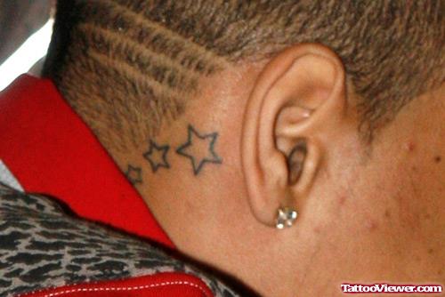 Chris Brown Neck Tattoo For Men