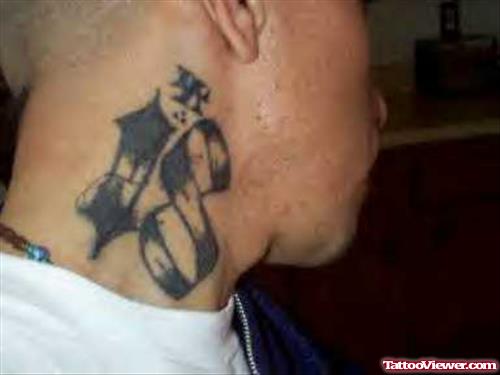 Number 18 Neck Tattoo
