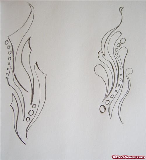 Awesome Tribal Neck Tattoo Design