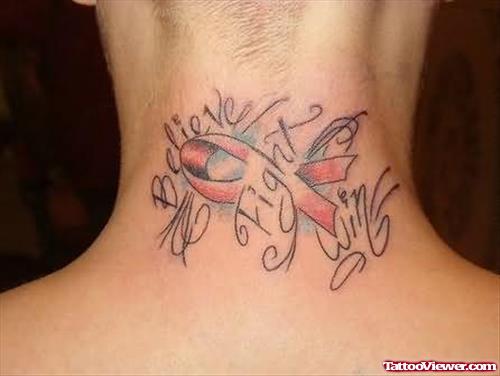 Trendy Neck Tattoo
