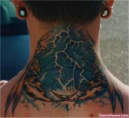 Disgusting Tattoo On Neck
